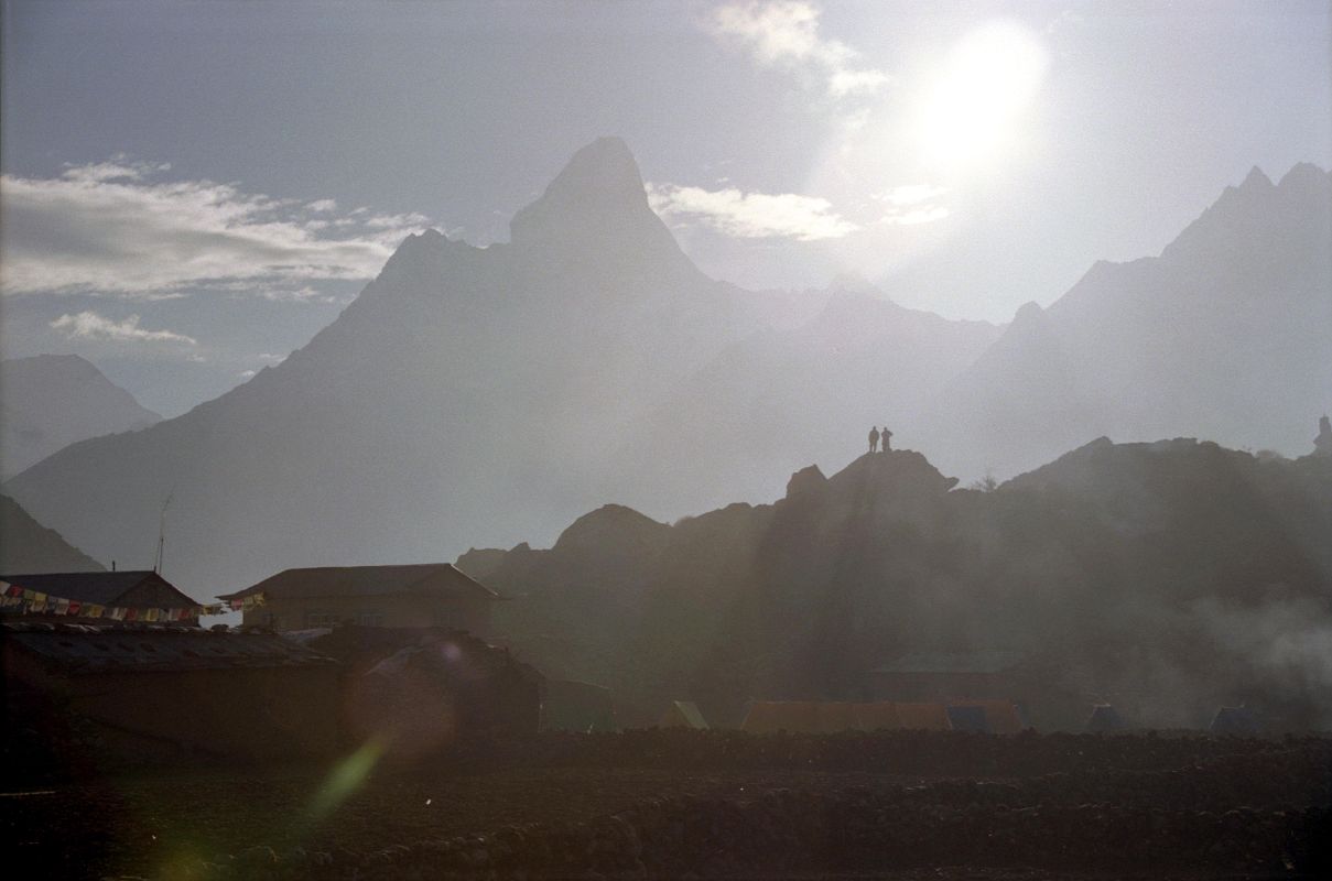 Khumjung 14 Ama Dablam At Sunrise From Khumjung